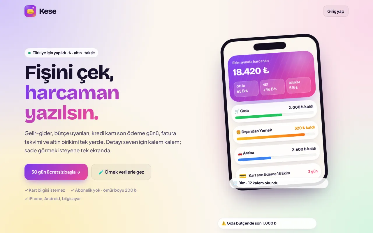 Kese — Ekranlar 3